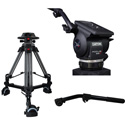 Cartoni P2F22 P20 Pedestal with Focus 22 2 Pan Bars 100mm Adapter and Pump