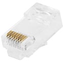 Connectronics Category 6 Modular Plug for Stranded Wire with Insert 50u - 100pcs/bag