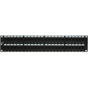 Laird 12-Port Cat6 Patch Panel with Rear 110 Termination - 1RU