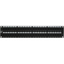 Photo of Laird CAT6-48PB 48-Port Cat6 Patch Panel with Rear 110 Termination - 2RU