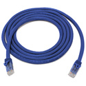 Photo of Connectronics CAT6A 600MHz Snagless Molded UTP 10 Gigabit Ethernet Cable - 15 Foot - Blue