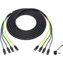 Laird 4 Channel Cat6A Tactical Cable with RJ45 etherCON TOP Connectors - 10 Foot