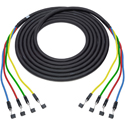 Photo of Laird 4 Channel Cat6A Tactical Cable with ProShell RJ45/10G Connectors - 50 Foot