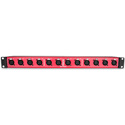 SoundTools CATRACK-FX XLR Audio Over CAT5 Rack Unit with etherCON Connectors - 12 Female XLR