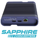 Photo of Cobalt SAPPHIRE BBG-2110-2H 1RU Dual Channel JPEG-XS to HDMI Mini-Converter with Redundant Power & Network Controller