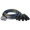 Cobalt BBG-CA-110-XLRM DB-25 Male-to-8 XLR Male Connector Breakout Cable