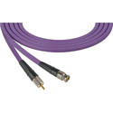 Photo of Laird CB-CR-18IN-PE Canare LV-61S RG59 BNC to RCA Video Cable - 18 Inch Purple