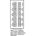 Photo of Cobalt RM20-9242-B 20-Slot OpenFrame Rear I/O Module (Standard) 2 Balanced Analog Audio In / 8 Balanced Analog Audio Out