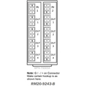 Photo of Cobalt RM20-9243-B openGear Rear I/O Module - Standard Width - 2 Analog Audio In/8 Analog Audio Out - Balanced