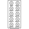 Photo of Cobalt Digital RM20-9257-A openGear Rear I/O Module 1 MADI Input BNC - 9 MADI Output BNCs For Use w/ The 9257 Card