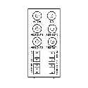 Photo of Cobalt RM20-9262-B 20-Slot Frame Rear I/O Module (Standard Width) for Cobalt 9262