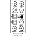 Photo of Cobalt RM20-9903-E 20-Slot Frame Rear I/O Module - Standard Width - 1x 3G/HD/SD-SDI Input BNC - 1x AES In BNC