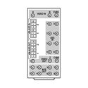 Cobalt RM20-9903-D-DIN 20-Slot Frame Rear I/O Module (Standard Width) 3G/HD/SD-SDI In/Outputs