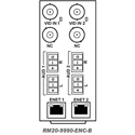 Photo of Cobalt RM20-9990-ENC-B 20-Slot Frame Rear I/O Module with 2 3G/HD/SD-SDI/SD BNC/Composite - Standard Width