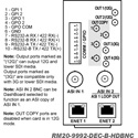 Photo of Cobalt RM20-9992-DEC-B-HDBNC 20-Slot Frame Rear I/O Module (Standard-Width) for 9992-DEC