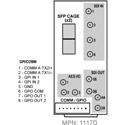 Cobalt Digital RM20-9905-G-HDBNC 20-Slot Frame Rear I/O Module (Standard-Width) - 4 SDI In - 4 SDI Out