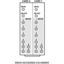 Cobalt Digital RM20-9933EMDE-C/S-HDBNC - Rear I/O Module For The 9933-EMDE-ADDA openGear Card - SDI & AES I/O On HDBNC