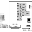 Photo of Cobalt Digital RM20-9971-D-HDBNC 20-Slot Frame D Rear I/O Module for 9971-MV18 openGear Cards