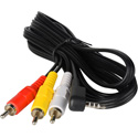 Photo of Connectronics 3.5mm TRRS to Composite Video & Stereo Audio Camcorder Cable 15 Ft