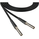 Laird CC-1072 Canare L-4CFB 75 Ohm Patch Plug to Patch Plug Video Patch Cable - 1 Foot Black