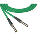 Photo of Laird Canare L-4CFB 75 Ohm Patch Plug to Patch Plug Video Patch Cable - 1 Foot Green