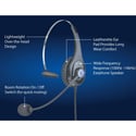 Photo of ClearCom CC-28-X4 Single Ear Lightweight Headset with XLR-4F Connector