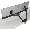 Photo of Chief DMA2B Koncis Dual Arm Display Mount - for Displays 10-32 Inches - Black