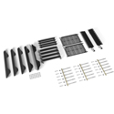 Chief FPIWMKIT2 Tempo Flat Panel In-Wall Flange-Mount Storage Kit - Black