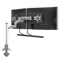 Photo of Chief K2C22HB KONTOUR Articulating Column Desk Clamp Dual Monitor Mount - Black