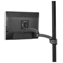 Chief Kontour Articulating Pole Single Monitor Arm - Black