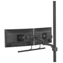 Photo of Chief Kontour Dynamic Pole Dual Monitor Mount - Black