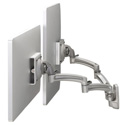 Chief Kontour Dual Monitor Arm 10-32 Inch Display Mount - Silver