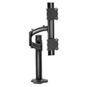 Photo of Chief Kontour K4 1x2 Dual Monitor Arm Stand - Black