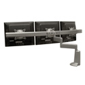 Photo of Chief Dual Arm Desk Mount - Triple-Display - Silver