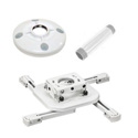 Chief Mini Universal RPA Projector Mount - Includes Projector Mount/6 In Ceiling Plate/3 In Extension Column - White