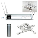 Chief RPA Elite Universal Projector Kit - Includes Projector Mount/Threaded Column/Suspended Ceiling Kit - White