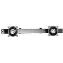 Chief Horizontal Pole Dual Monitor Mount - Black