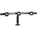 Photo of Chief KTC320B Triple Monitor Horizontal Desk Clamp Mount - Black