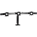 Photo of Chief KTC320S Triple Monitor Horizontal Desk Clamp Mount - Silver