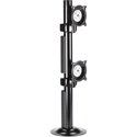 Photo of Chief Vertical Bolt-Down Dual Monitor Mount - Black