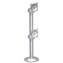 Chief KTG230S Dual Monitor Vertical Grommet Mount - Silver
