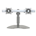 Chief KTP220S Dual Monitor Horizontal Table Stand - Silver