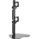 Photo of Chief Vertical Table Stand Dual Monitor Mount - TV Height Range 10-19.3Inch - Black