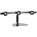 Photo of Chief Triple Monitor Horizontal Table Stand Desk Mount - Black