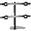 Chief KTP445B Widescreen Quad Monitor Table Stand - Black
