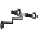 Photo of Chief KWD220B Dual Arm Wall Mount - Dual Monitor - Black