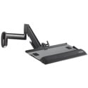 Chief KWK110B KWK Height Adjustable Keyboard and Mouse Tray Wall Mount - Black