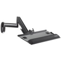 Photo of Chief Height-Adjustable Keyboard and Mouse Tray Wall Mount - Black