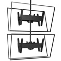 Photo of Chief LCB1X2U FUSION Large Back-to-Back Stacked Ceiling Mounts