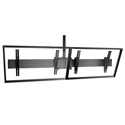 Chief Fusion Large Ceiling 2x1 Menu Board Display Mount - Black